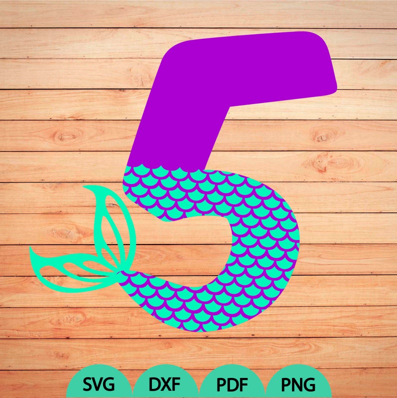 Download Mermaid birthday numbers svg Mermaid scales svg Mermaid | Etsy