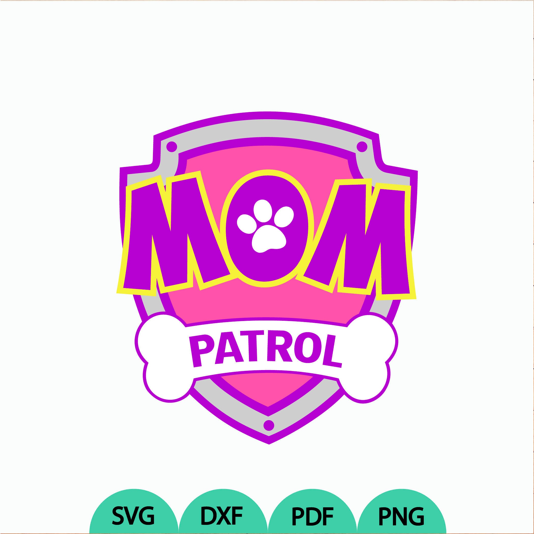 Download Mom Patrol Logo Svg Patrol Birthday Svg Mom Patrol Svg Diy Etsy