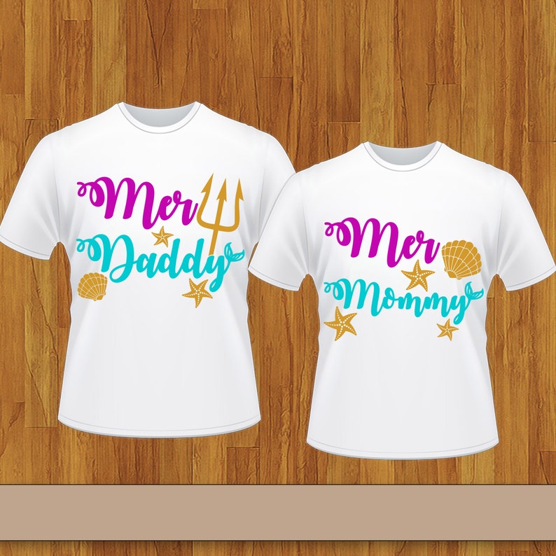 Family Mermaid svg Mommy Daddy Sister Brother Mermaid svg ...