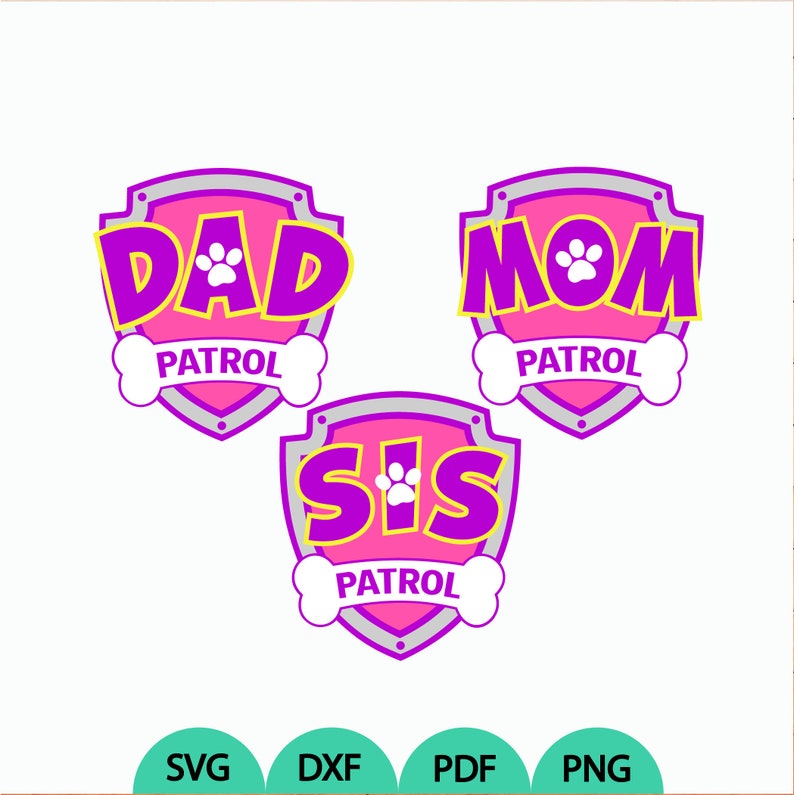 Download Sis Patrol logo svg Dad Mom Patrol logo svg Family Patrol svg | Etsy