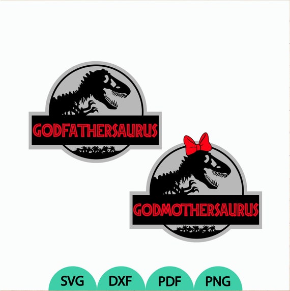 Download Godfathersaurus Svg Godmothersaurus Svg Jurassic Family Svg Etsy