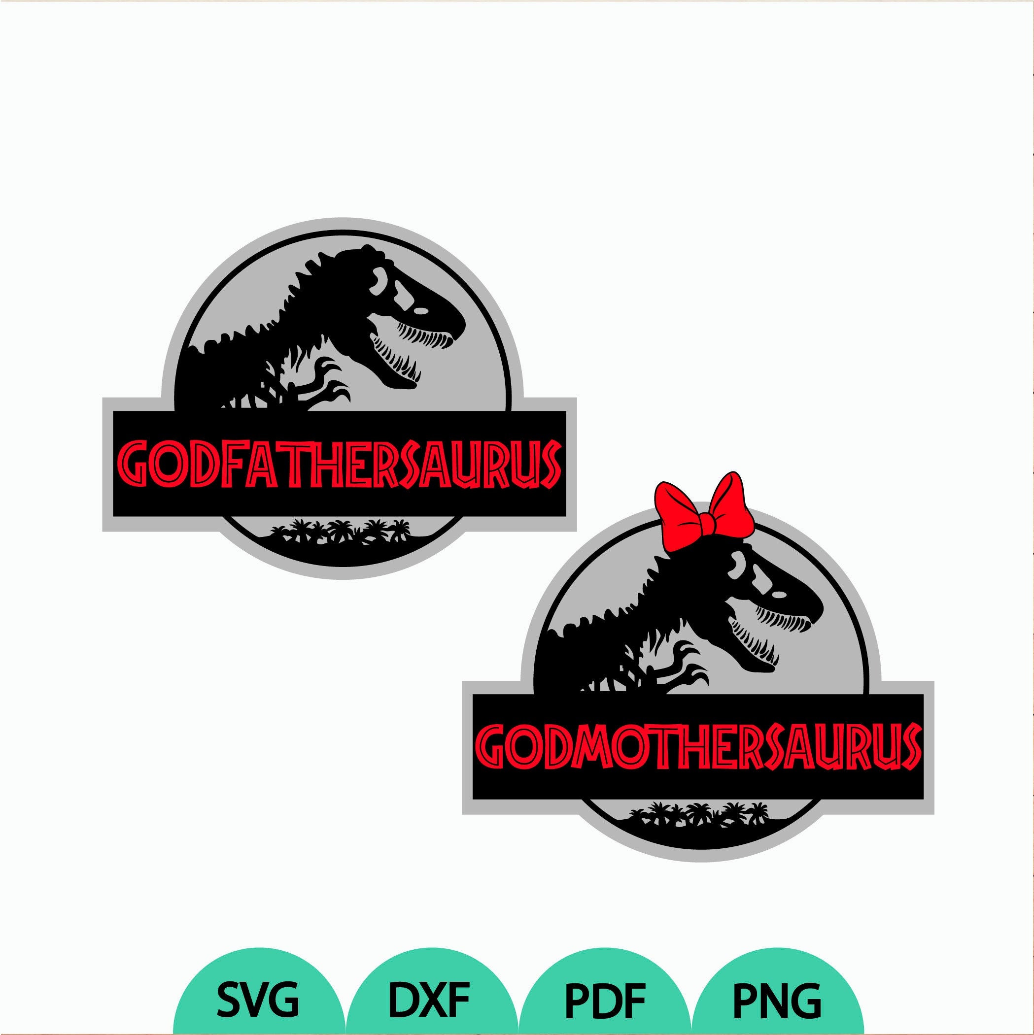 Download Godfathersaurus Svg Godmothersaurus Svg Jurassic Family Svg Etsy