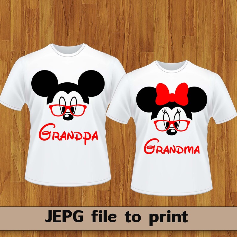 Download Mickey grandpa svg Minnie grandma svg Mickey grandpa ...
