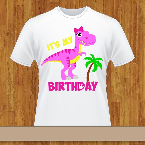 Download T Rex Girl Svg Dino Birthday Svg T Rex Boy Svg Dino Svg T Rex Etsy