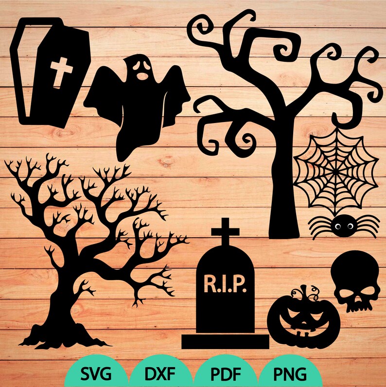Download Halloween bundle svg Ghost svg Witch svg Grave svg Skull ...