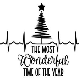 Prachtigste tijd van het jaar kerstboomshirt, vakantieshirt dames, kersthartslag svg, wintercadeau, kerstboom SVG
