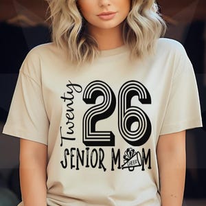 2026 Cheer Mom shirt, Senior Cheer mom, Senior Cheer Mom 2026, Cheer Mom 2026, Gift for Cheer mom, Cheer Life shirt, Cheer Mom spirit tee