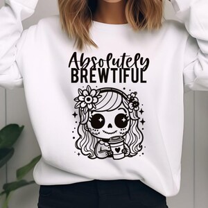 Café saison Svg Png, Svg pour amateur de café, chemise café, designs de tasse, squelette png de café, squelette de café, Brewtiful svg, impression de café mignon