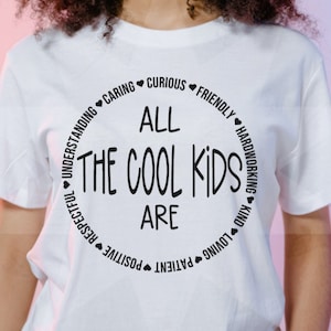Tutti i ragazzi fantastici sono gentili, Tutti i ragazzi fantastici stanno leggendo SVG, Regalo di apprezzamento per gli insegnanti, Insegnante motivazionale SVG, Ritorno a scuola SVG