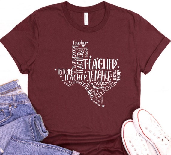 Texas Teacher State Shirt Pride For Men Women Proud Cute Tx Texas Teacher State Shirt Pride For Men Women Proud Cute Tx