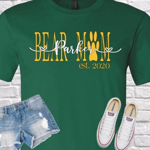 Custom school spirit shirt, Mascot mom gift, School mascot shirt, mascot tee for mom, mascot shirt women, grad gift for mom, sports fan tee