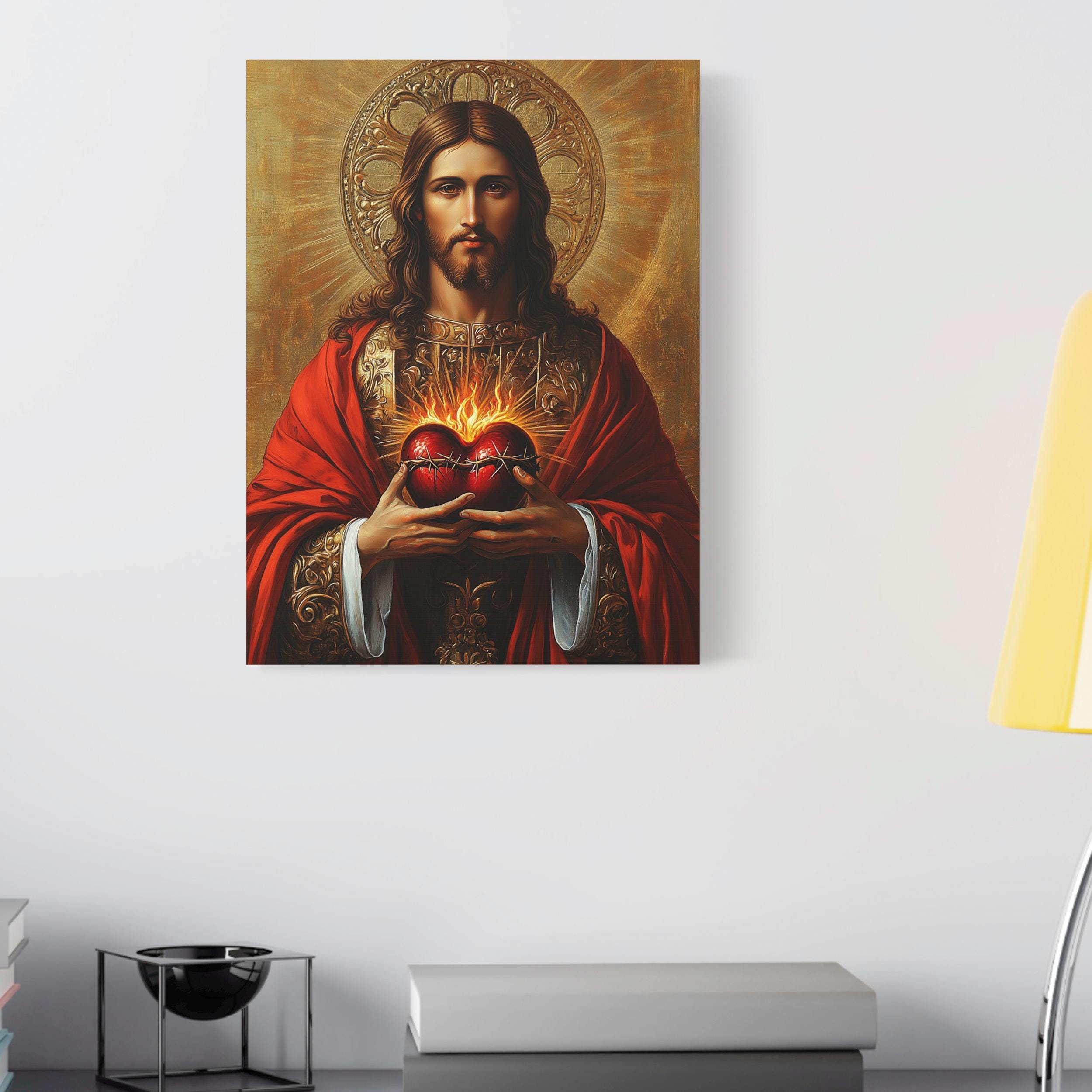 Sacred Heart of Jesus Canvas Print – Catholic Wall Art - Etsy