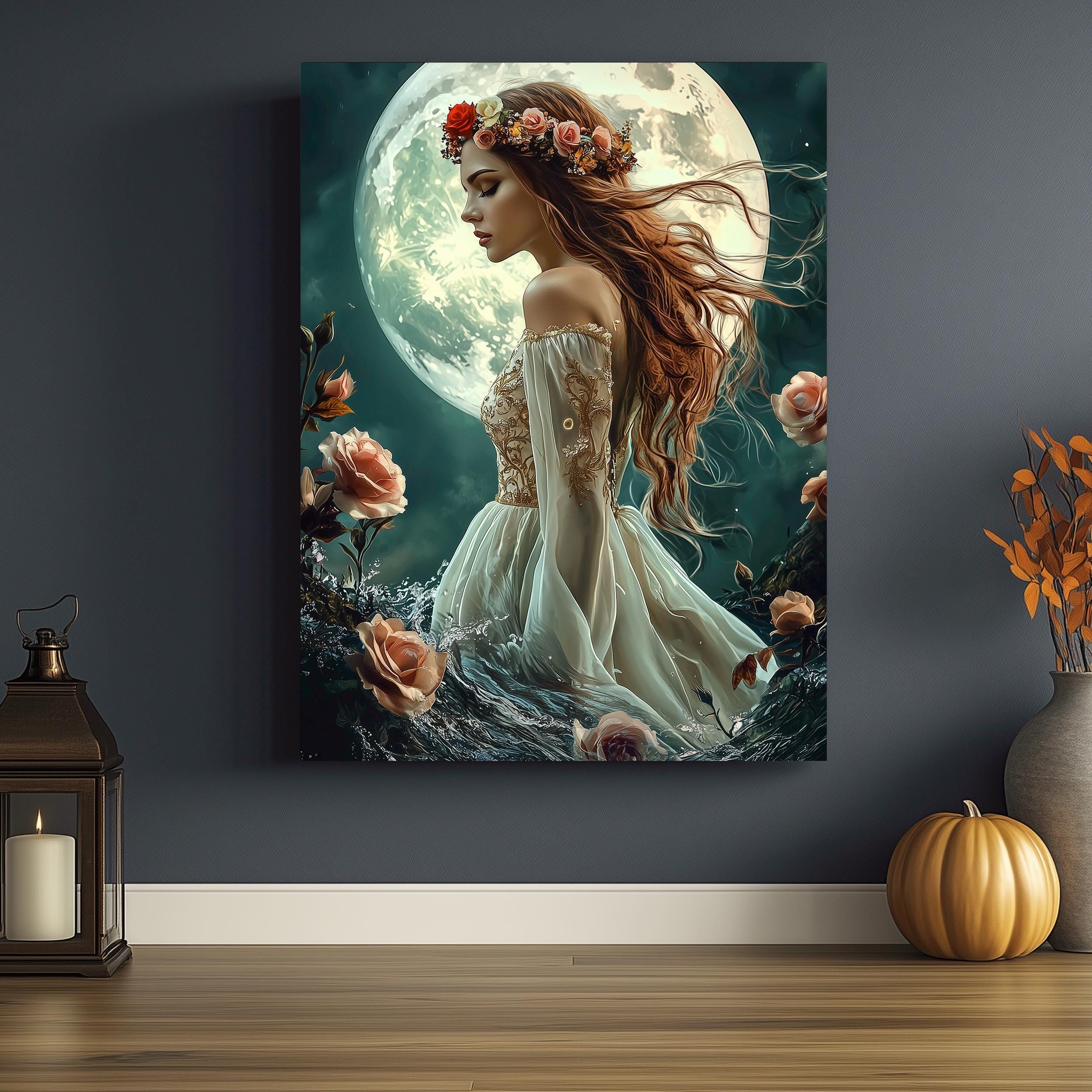 Aphrodite Goddess Canvas Art: Art Nouveau Divine Feminine Decor - Etsy