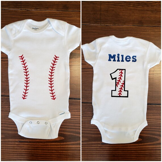 Baseball onesie boy Outlet