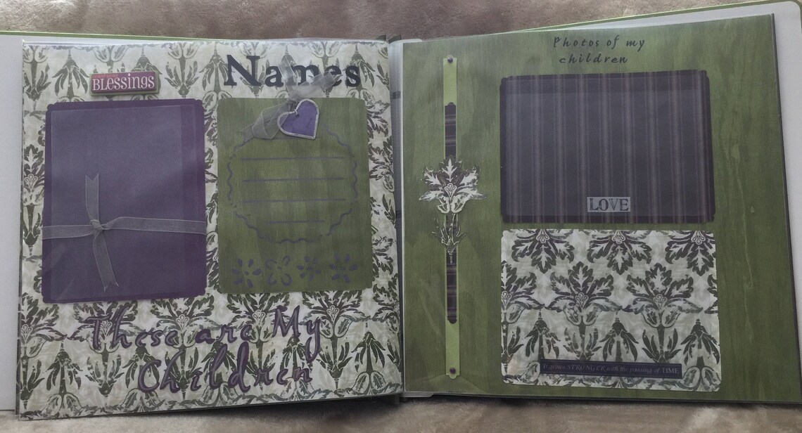 Handmade Memory Book for Dementia and Alzheimer's Etsy