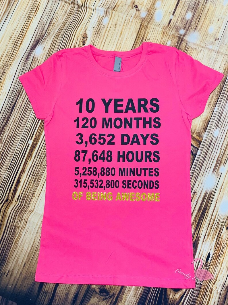6 Year Old Birthday Gift Girls Fitted Kids T-Shirt 6 Years of Being Awesome