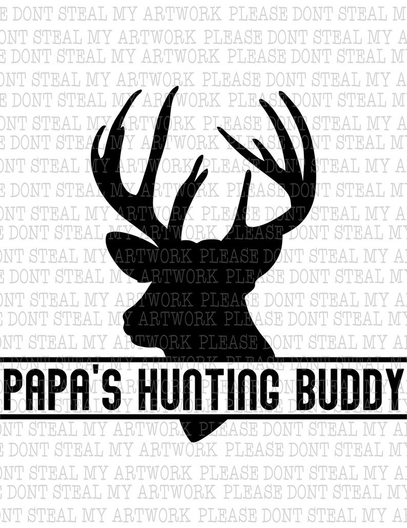 Download Best bucking papa papa's hunting buddy Digital File | Etsy