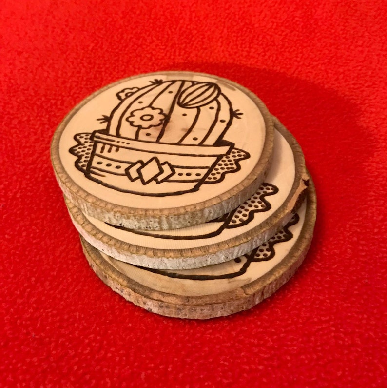 Cactus Coaster Set