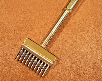 Sinabroks Inverse Pricking Irons - Thinner Width Ver. for Leathercraft, Leather working, Leather Tools