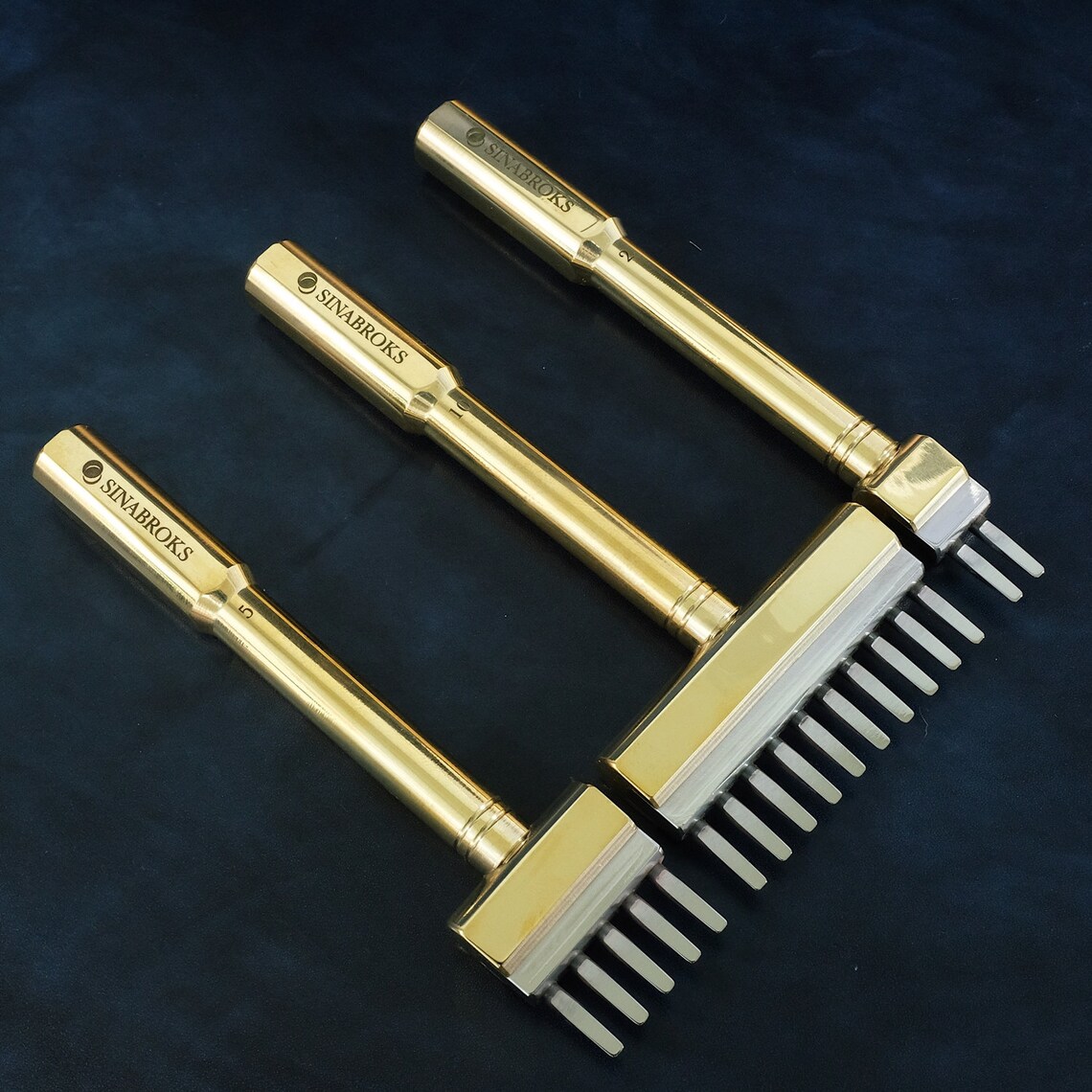 Sinabroks Flat Pricking Irons for Leathercraft Leather Etsy