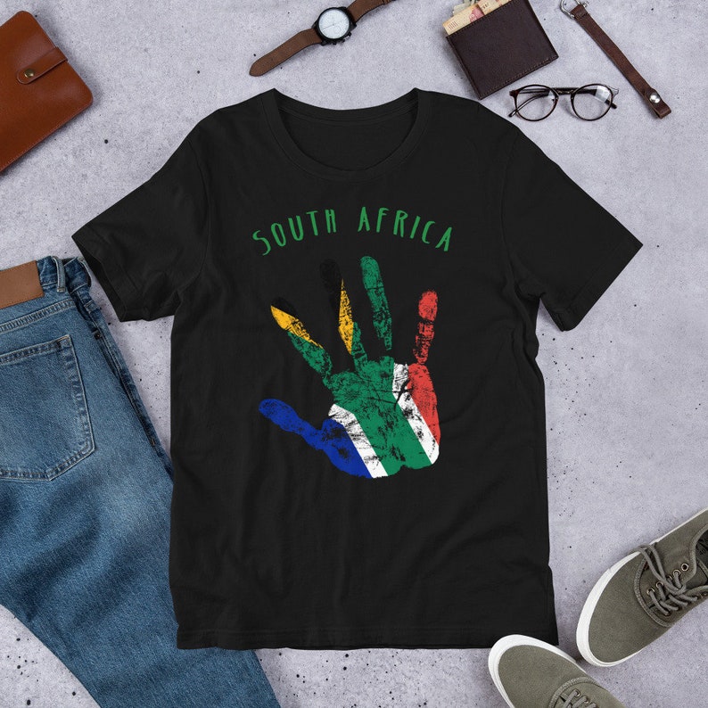 South Africa Flag Shirt South Africa Flag TShirt Gift Retro Etsy