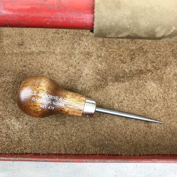 478 Leather Workers Scratch Awl C S Osborne No