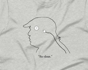 Trump's Brain Unplugged T-Shirt, political protest shirt, moronic Trump, funny anti-Trump tee