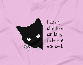 Childless Cat Lady T-Shirt: Pro-Choice Feminist Political Tee