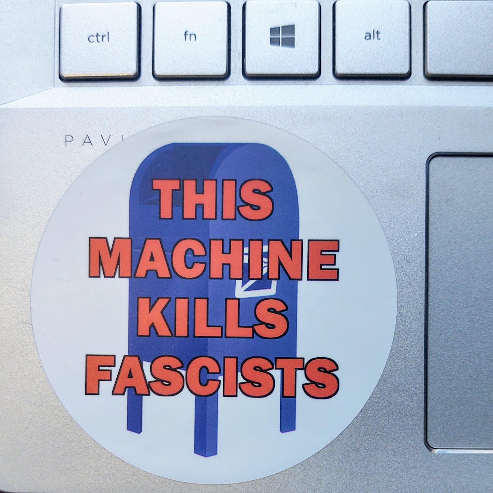 This Machine Kills Fascists Sticker Vote by Mail Save USPS Etsy