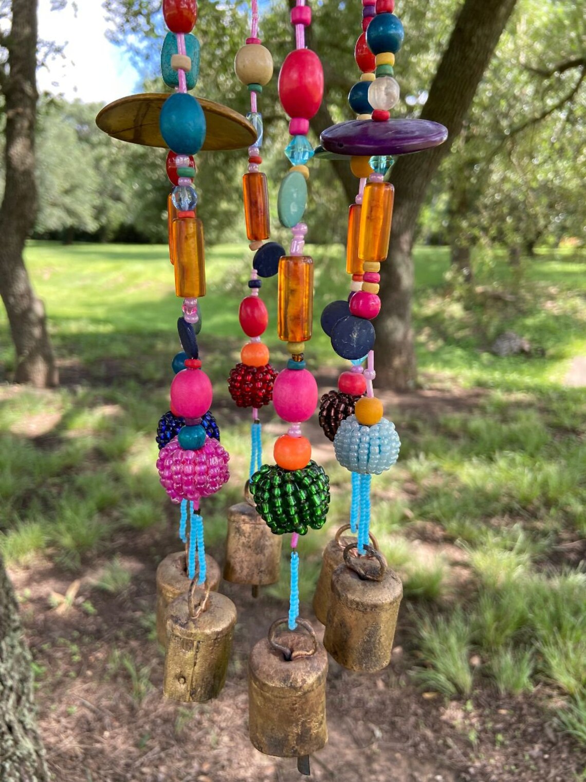 Boho Wind Chime Etsy