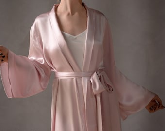 100 percent silk robe