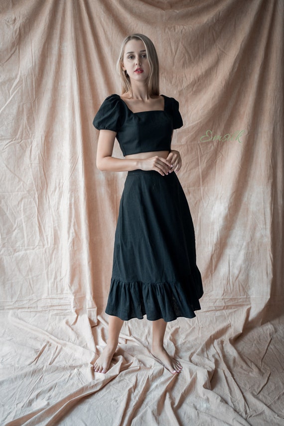 Vestido estilo cropped 2025