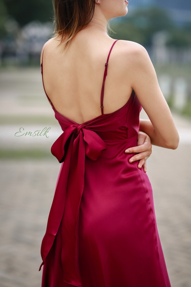 Pink Cowl Neck 100 Silk Slip Dress/cowl Neck Dress/bridesmaid Etsy