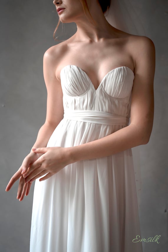 open lace back dress per Spook Vintage Navy Blue Pleated Silk Chiffon Two Piece Ensemble main image 1