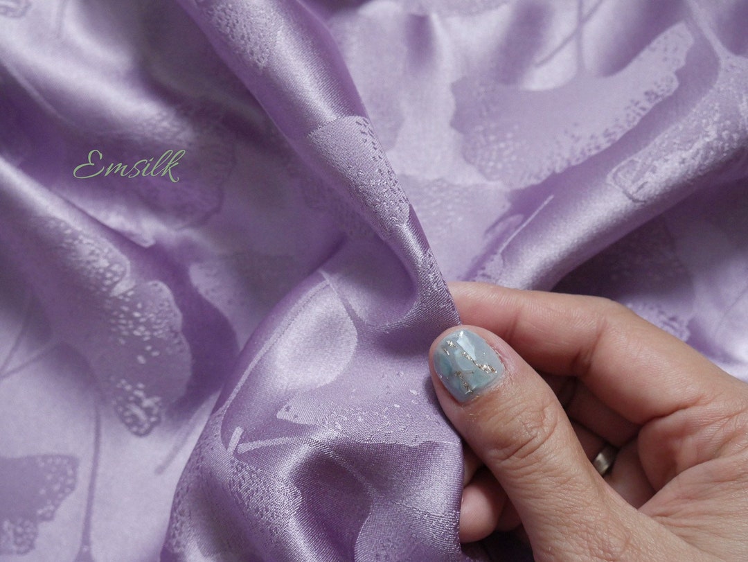 Lavender Fog Silk Brocade JV-1556/01 Fabric main image 1