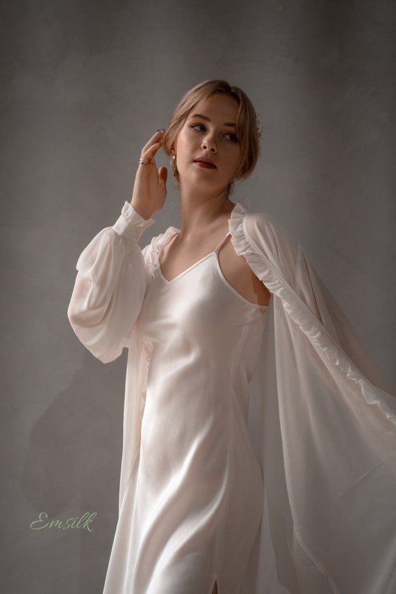 Genuine silk deals robe