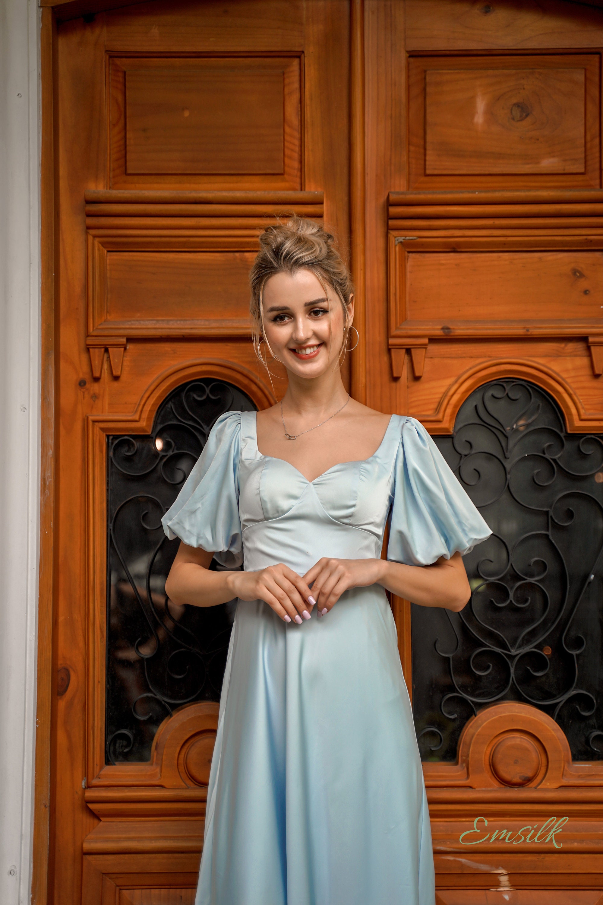 winter classy dresses NYYKPSA Women's Club Long Midi Dress Autumn And Elegant Office Party : Clothing, Shoes & Jewelry romantic occasions Color:Navy with Light Blue (1476) Purple Dress - Ballgown