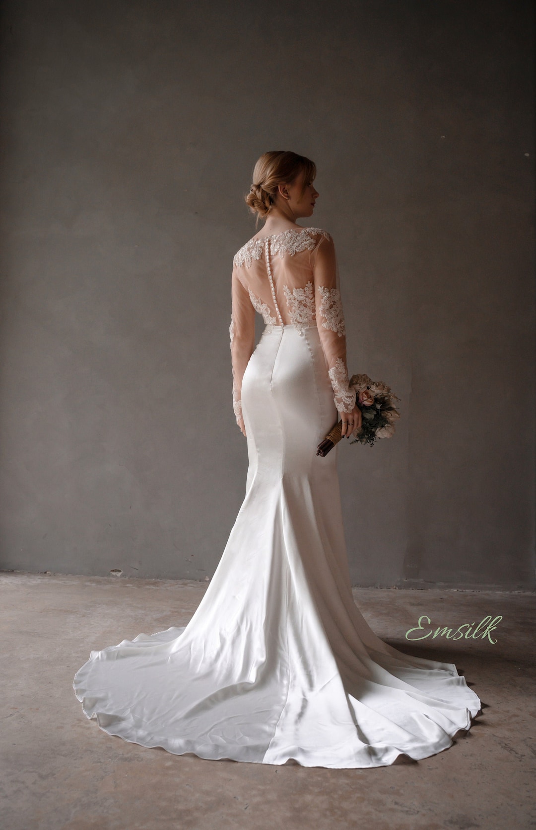 【新品】　Emboridered Lace Back Dress ASOS EDITION sheer embroidered floral lace open back maxi