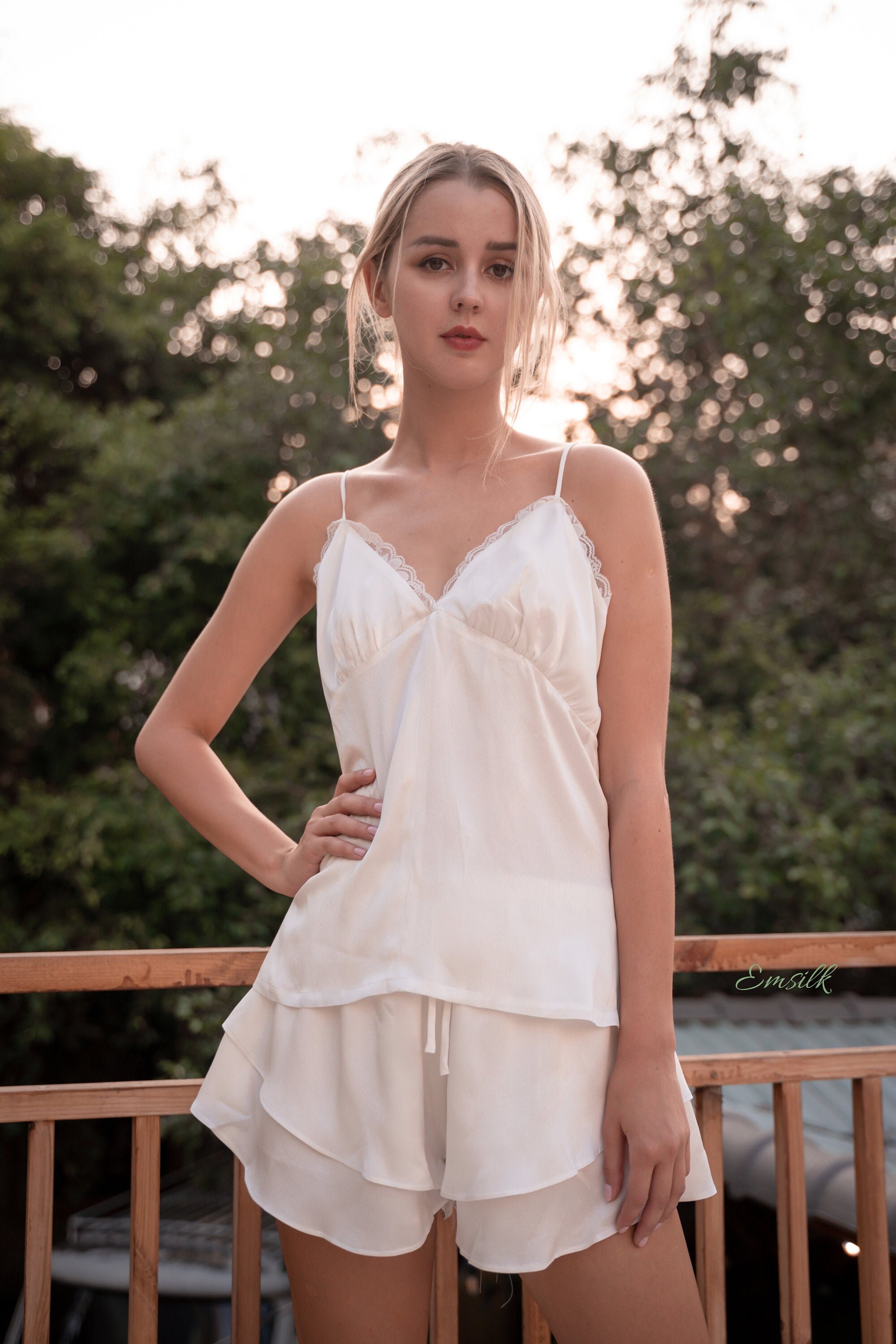 Pure Silk Pajama Set Etsy Canada