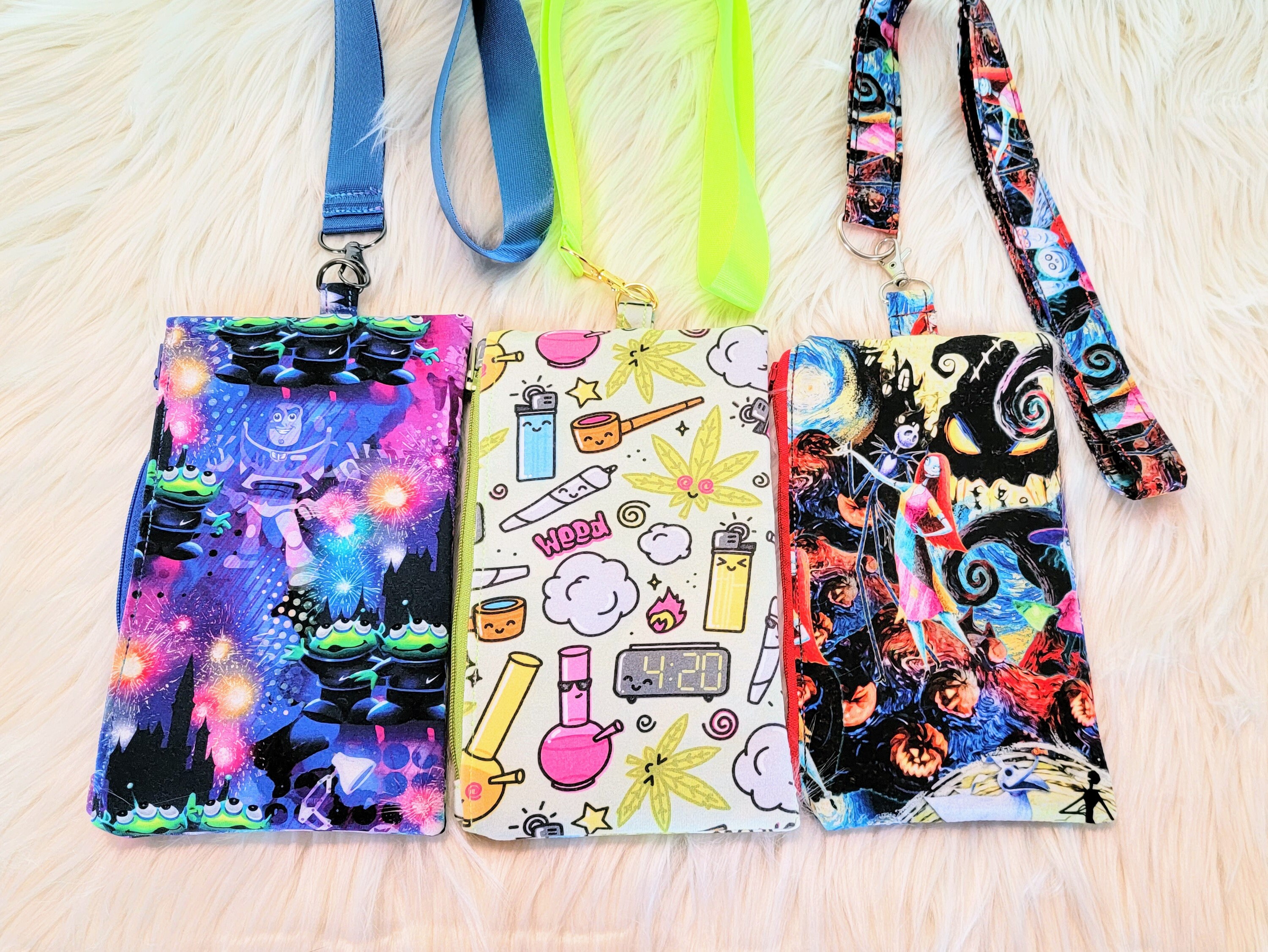 Phone Pouch Lanyard Carrying Pouch Change Purse Cell Phone Etsy