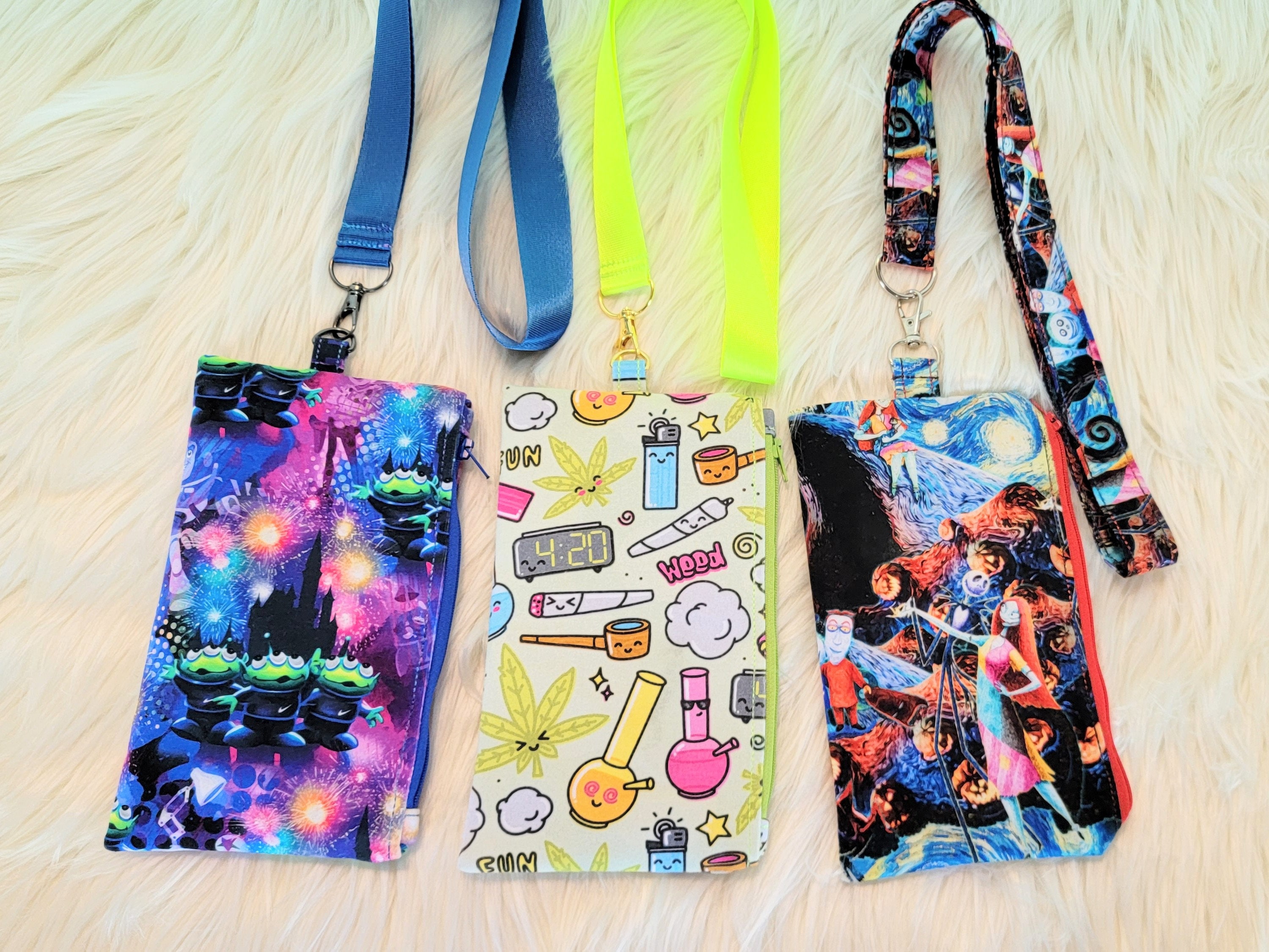 Phone Pouch Lanyard Carrying Pouch Change Purse Cell Phone Etsy