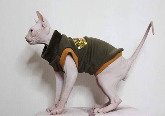 ultra soft fur lining  Sweatshirt Cat clothes Warm
