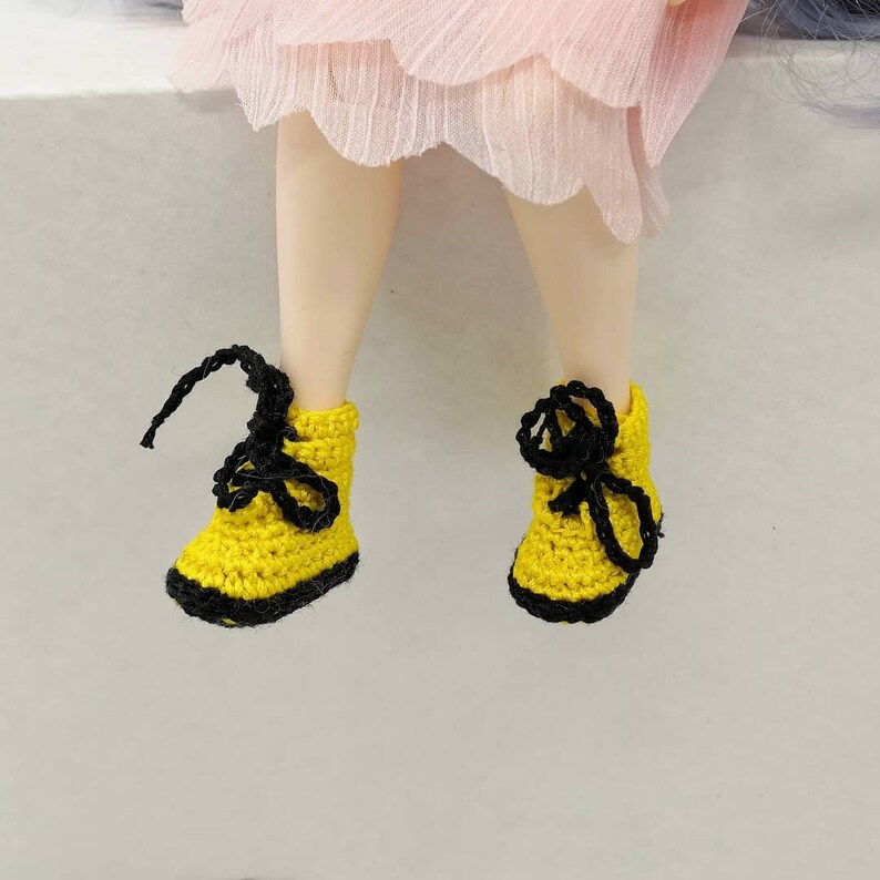 Blythe crochet boots pattern crochet doll shoes pattern Etsy Blythe crochet boots pattern crochet doll shoes pattern Etsy