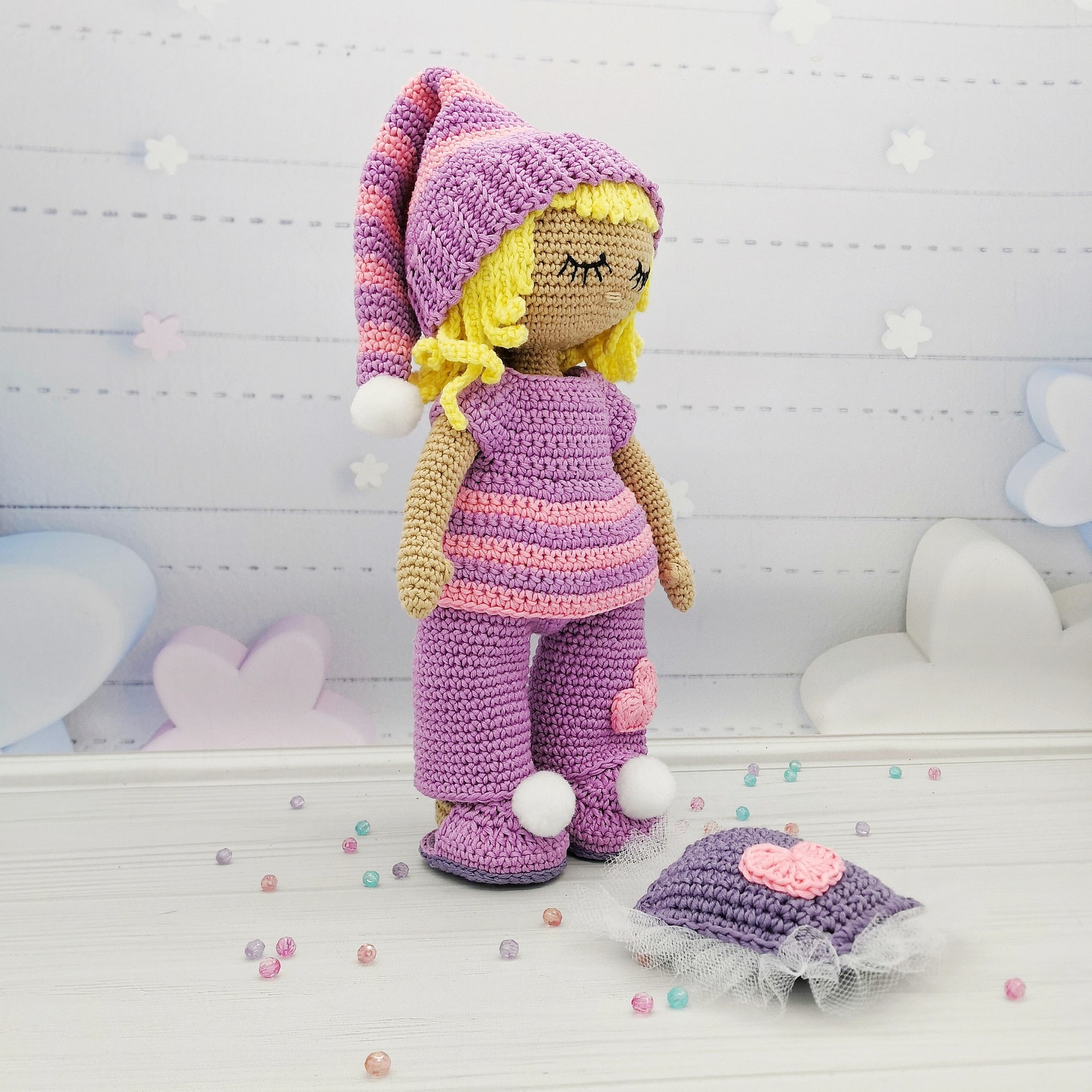 Crochet pattern amigurumi doll crochet sleepy doll with Etsy