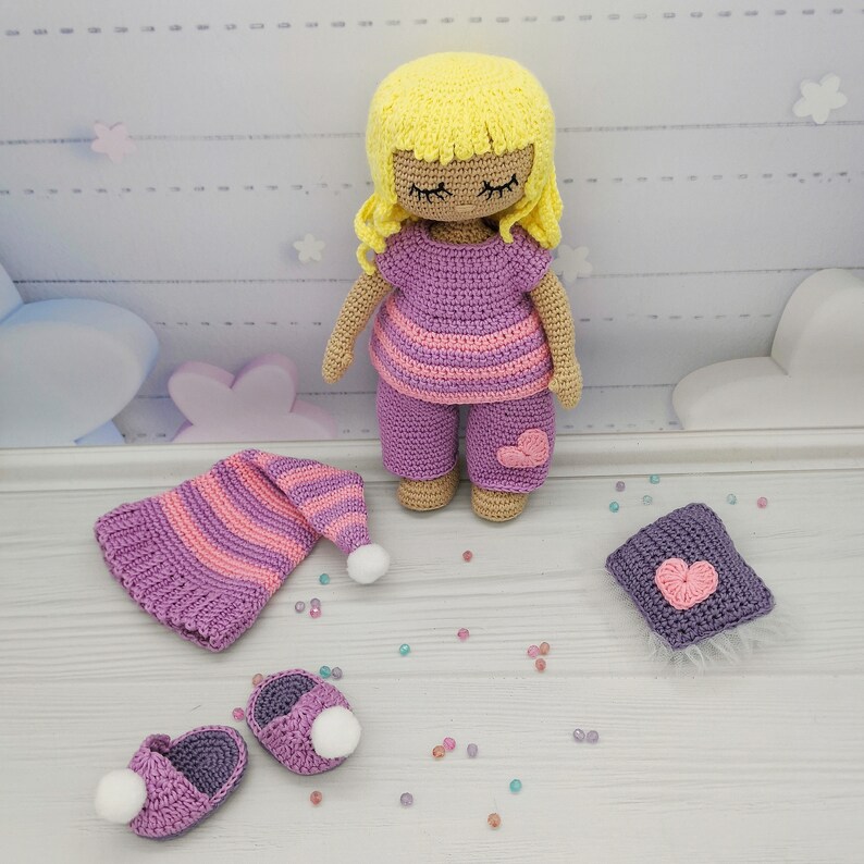 Crochet pattern amigurumi doll crochet sleepy doll with Etsy