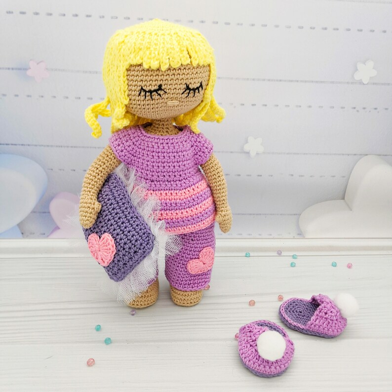 Crochet pattern amigurumi doll crochet sleepy doll with Etsy