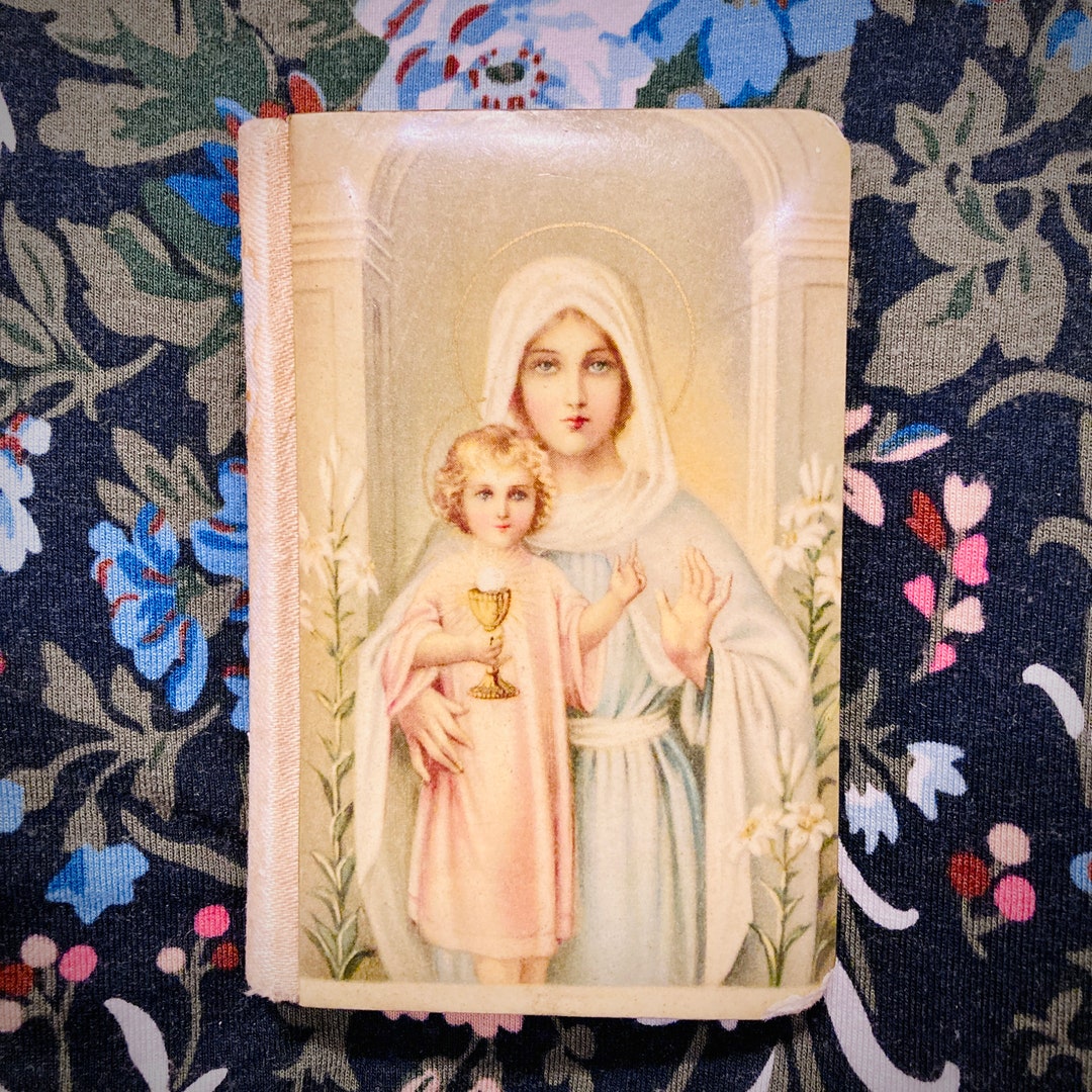 1925 Catholic Children's Missal & Prayer Book Altar Serving First Communion COLOR ILLUSTRATIONS