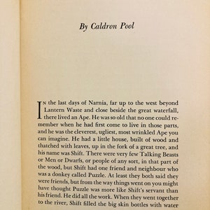 FIRST EDITION The Last Battle by C.S. Lewis Macmillan 1956 stated first printing, Illustrated by Pauline Baynes, The Chronicles of Narnia image 4