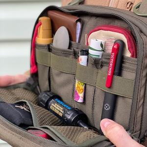 Chest Pack Chest Rig Chest Bag Molle Kit Bag Hiking Cordura Handmade ...