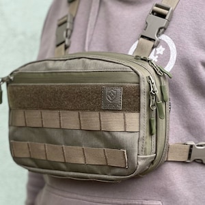 Chest Pack Chest Rig Chest Bag Molle Kit Bag Hiking Cordura Handmade ...